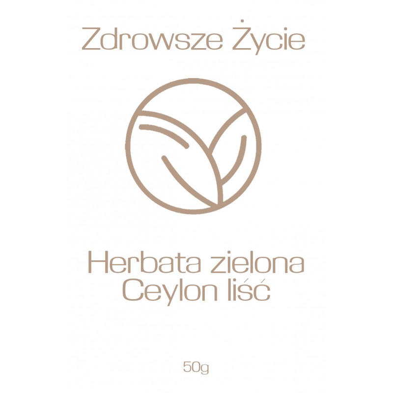  Herbata zielona Ceylon liść 50g