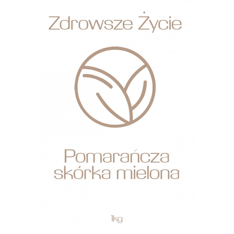  Pomarańcza skórka mielona 1kg